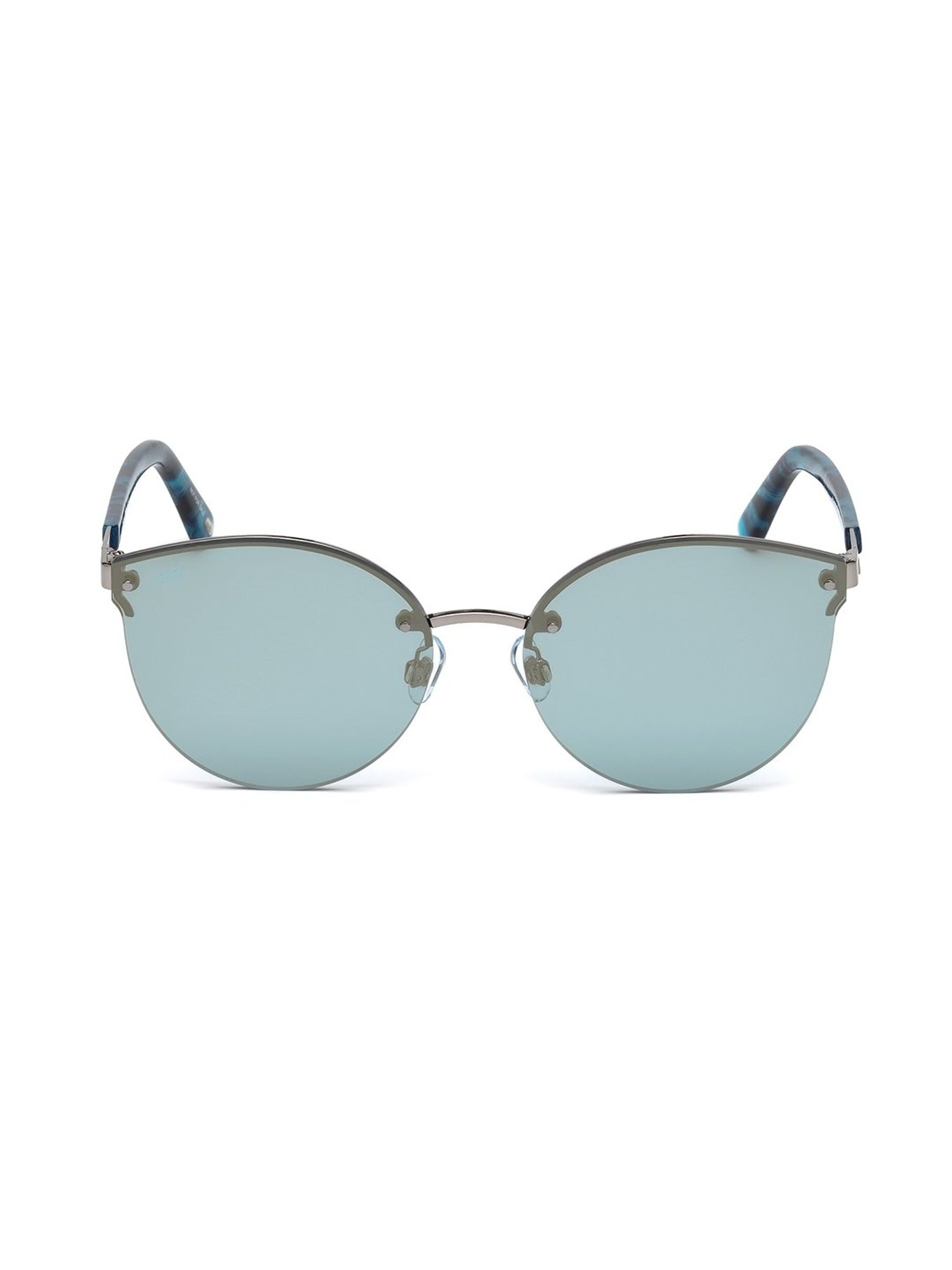 WEB EYEWEAR Blue Cat Eye Sunglasses Designed in Italy