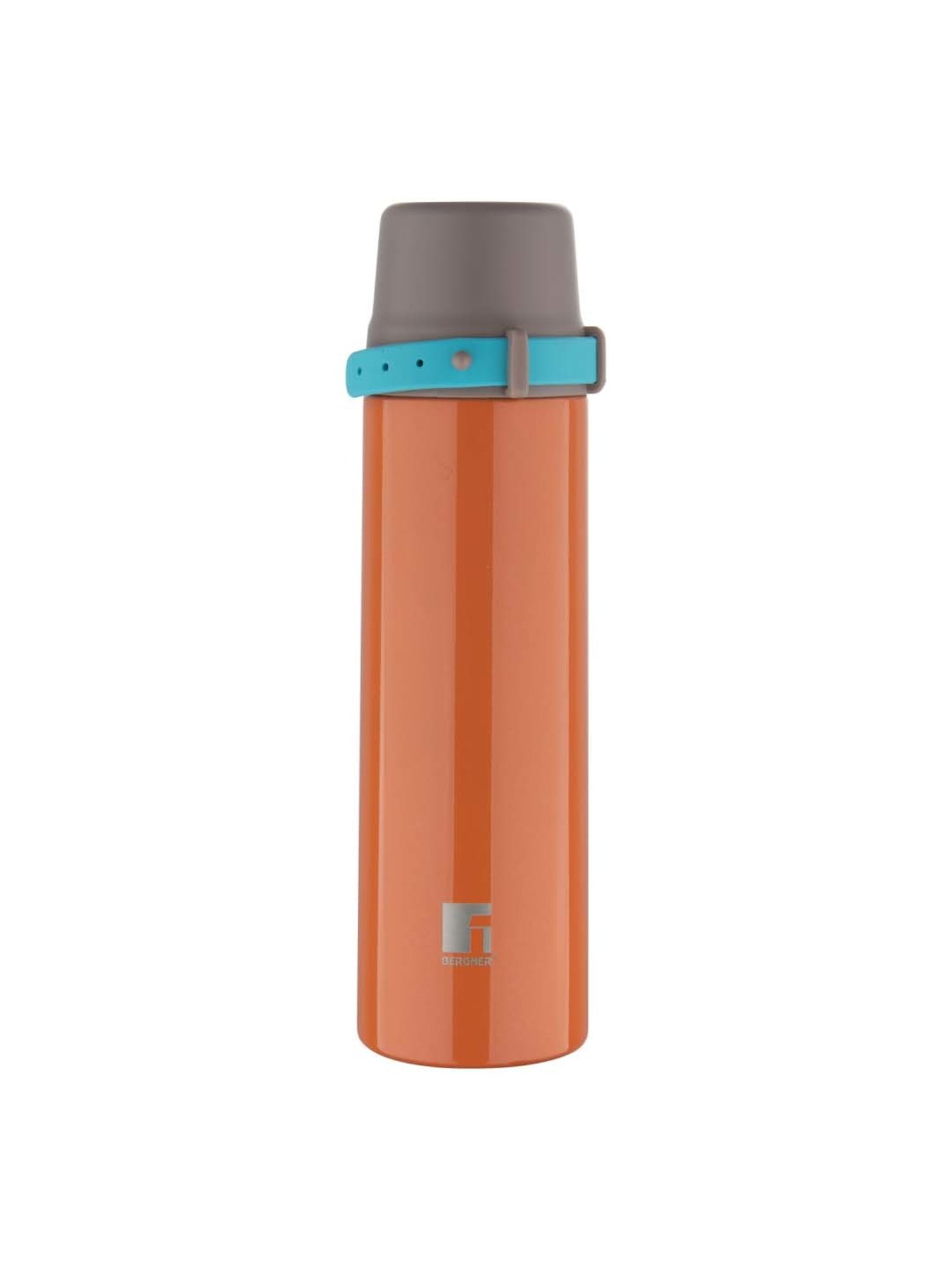 Bergner Walking Orange Stainless Steel Thermosteel Hot and Cold Flask (0.5 L)
