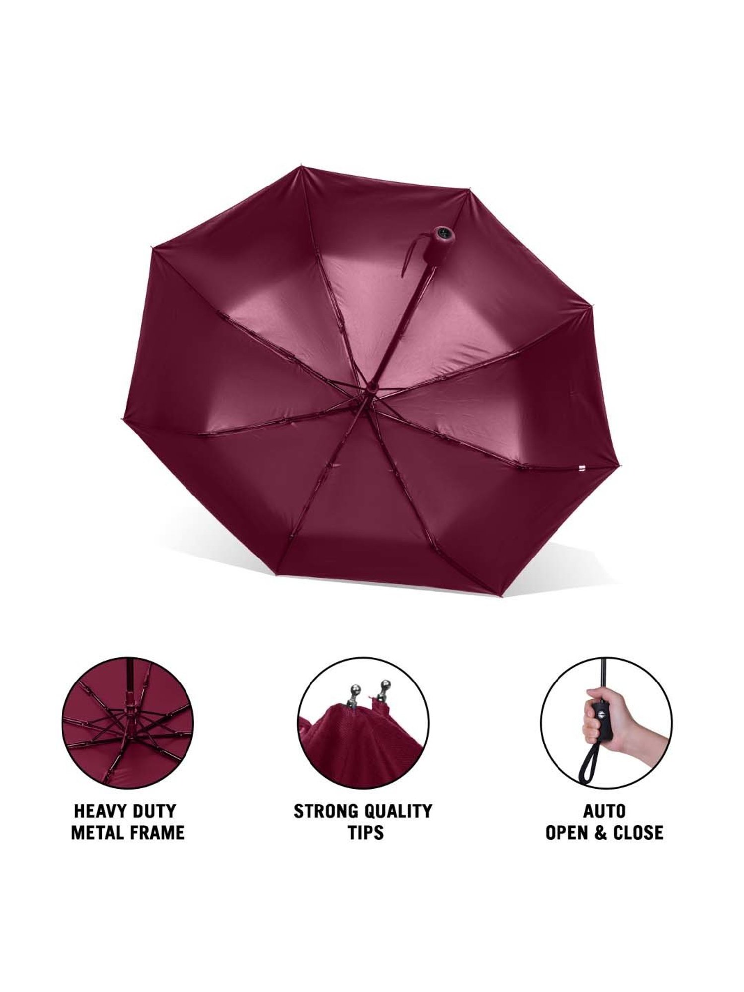 Kenneth Cole Red Logo Umbrella