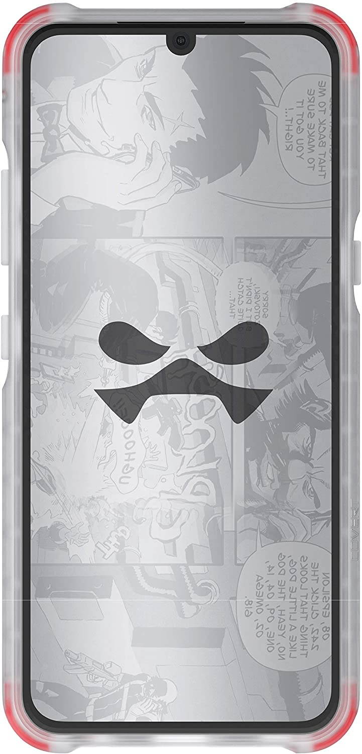 Ghostek Covert LG Velvet Case Clear with Kickstand and Grip Bumper Slim Phone Cover Ultra Thin Shockproof Design Heavy Duty Protection Wireless Charging for 2020 LG Velvet 5G (6.8 Inch) - (Smoke)