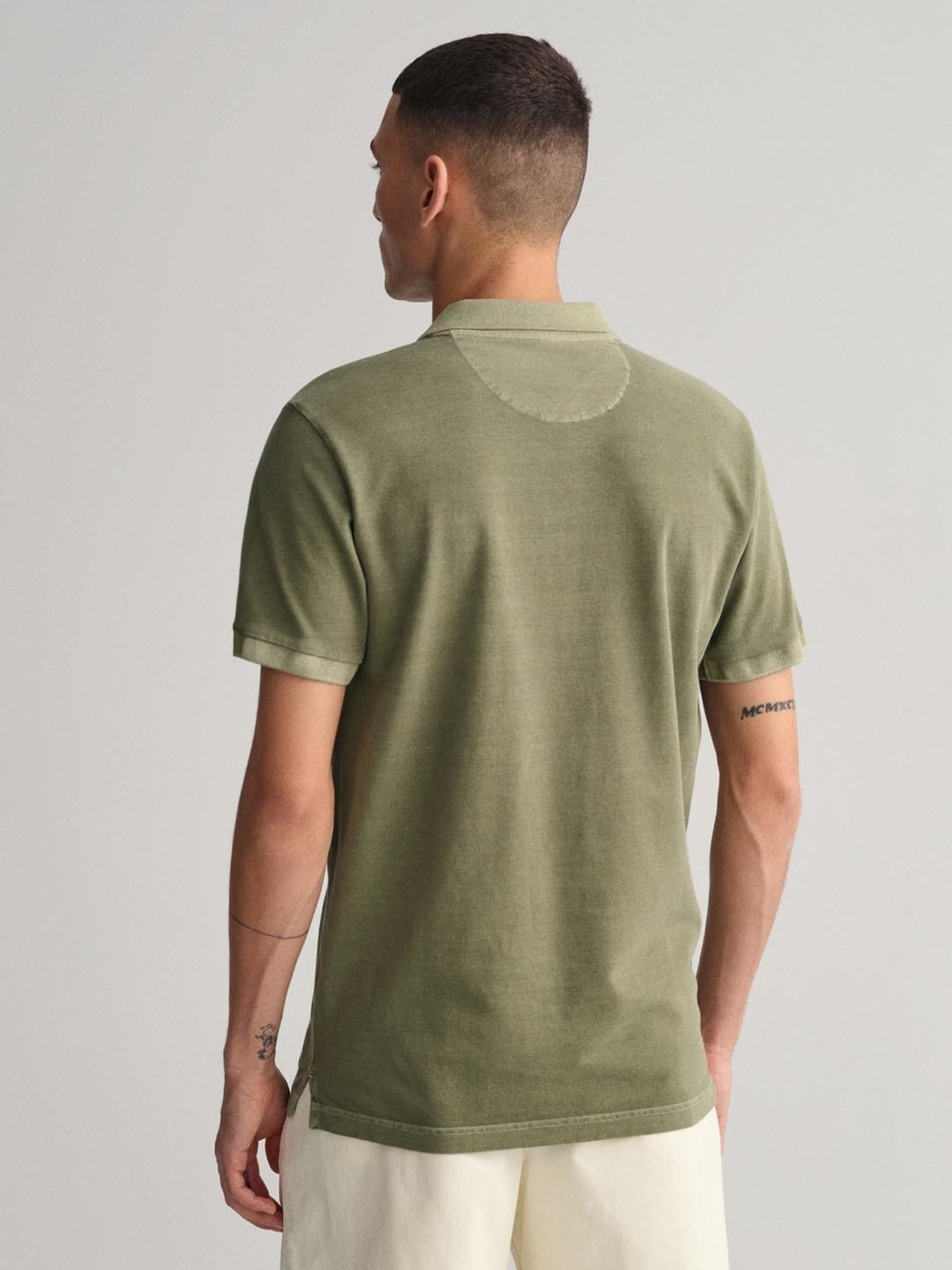 GANT Green Cotton Regular Fit Polo T-Shirt