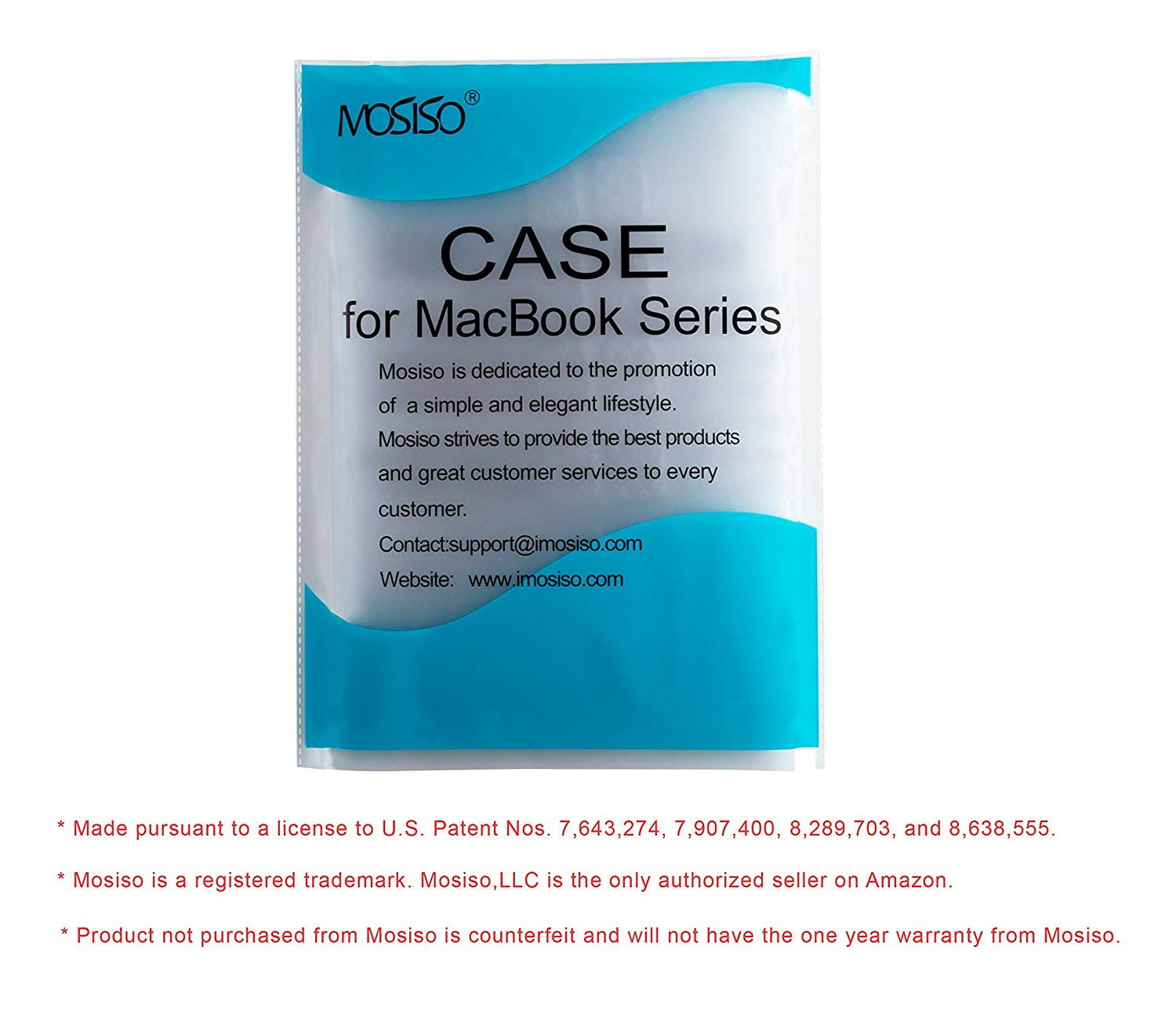 Mosiso MacBook Air 13 Case, Soft-Touch Plastic See Through Hard Shell Snap On Case Cover for MacBook Air 13.3" (A1466 & A1369)