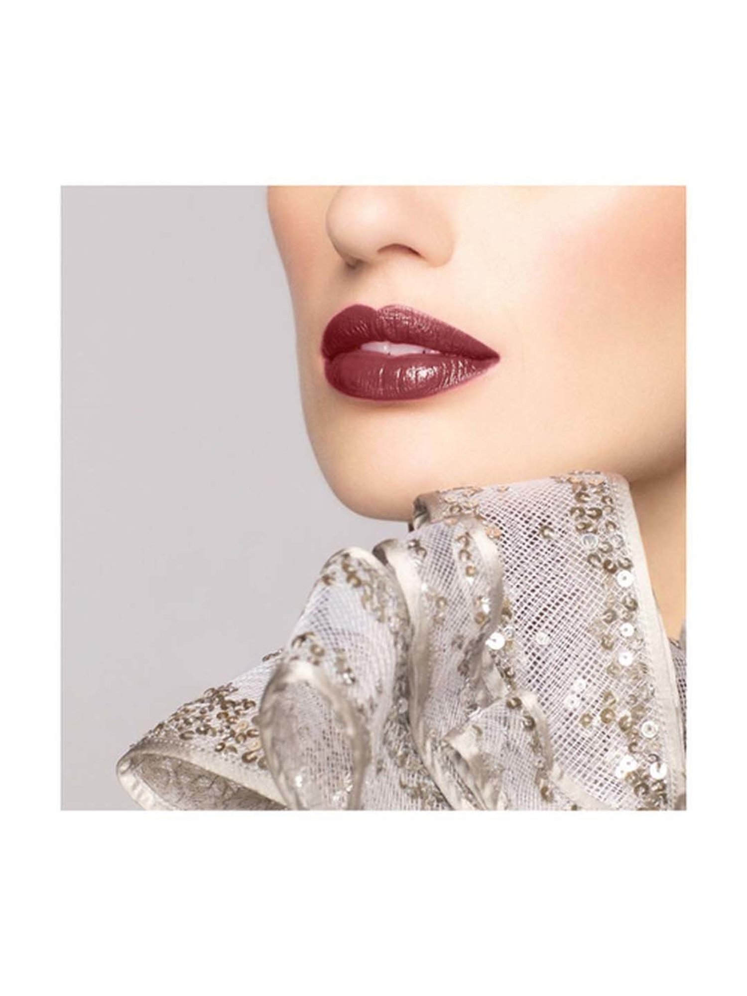 Manish Malhotra Beauty by MyGlamm Hi-Shine Lipstick Mauve Struck - 4 gm