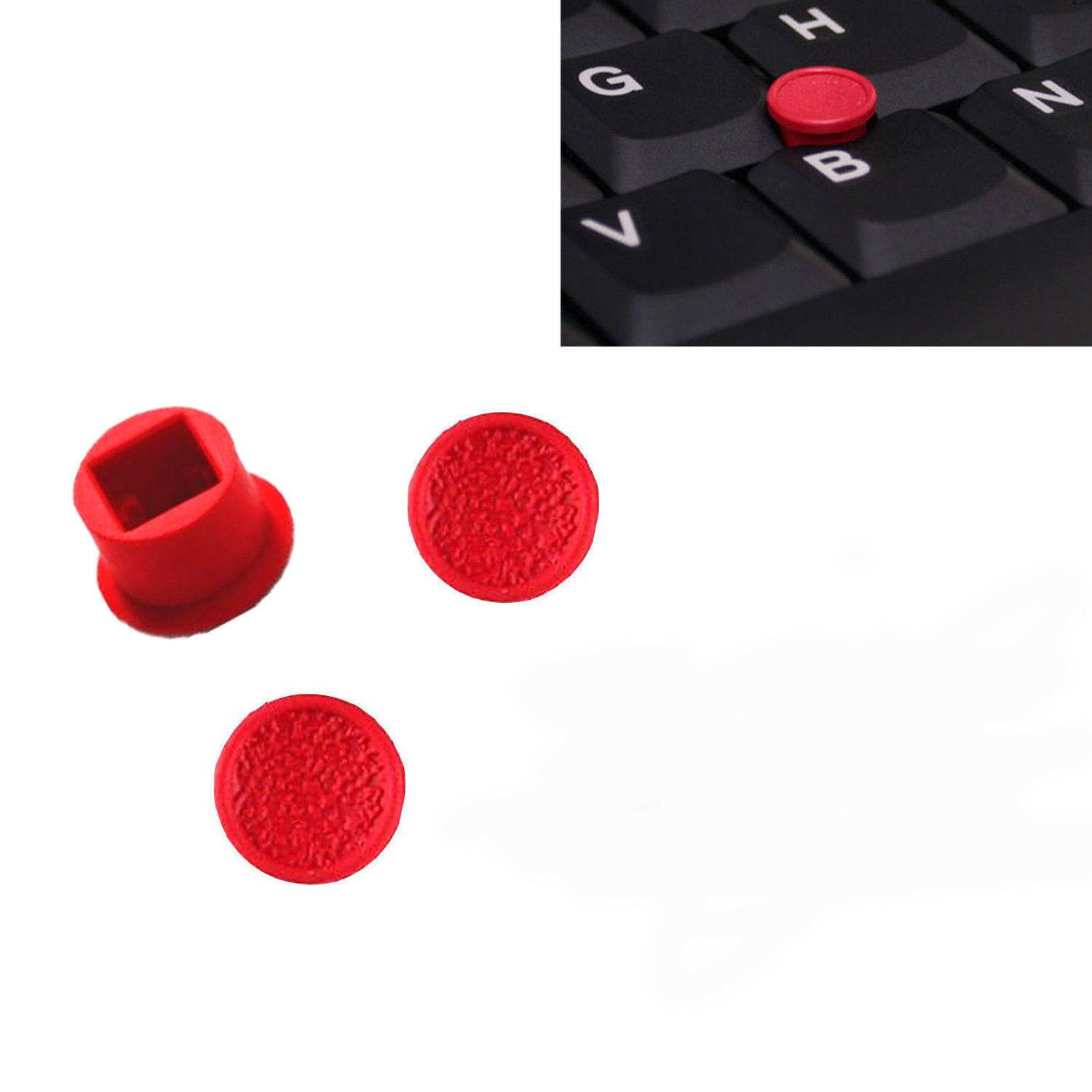 10x Red TrackPoint Caps Mouse Pointer Soft Rim for IBM Lenovo Thinkpad T410 R400