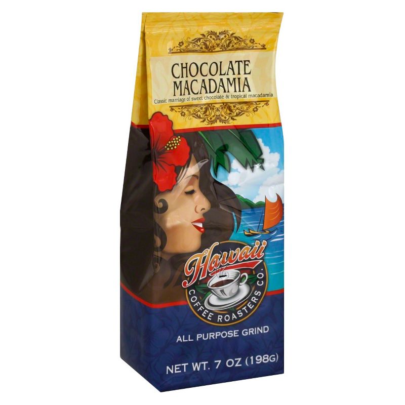 Hawaiian Isles Chocolate Macadamia Medium Roast Ground Coffee - 7oz