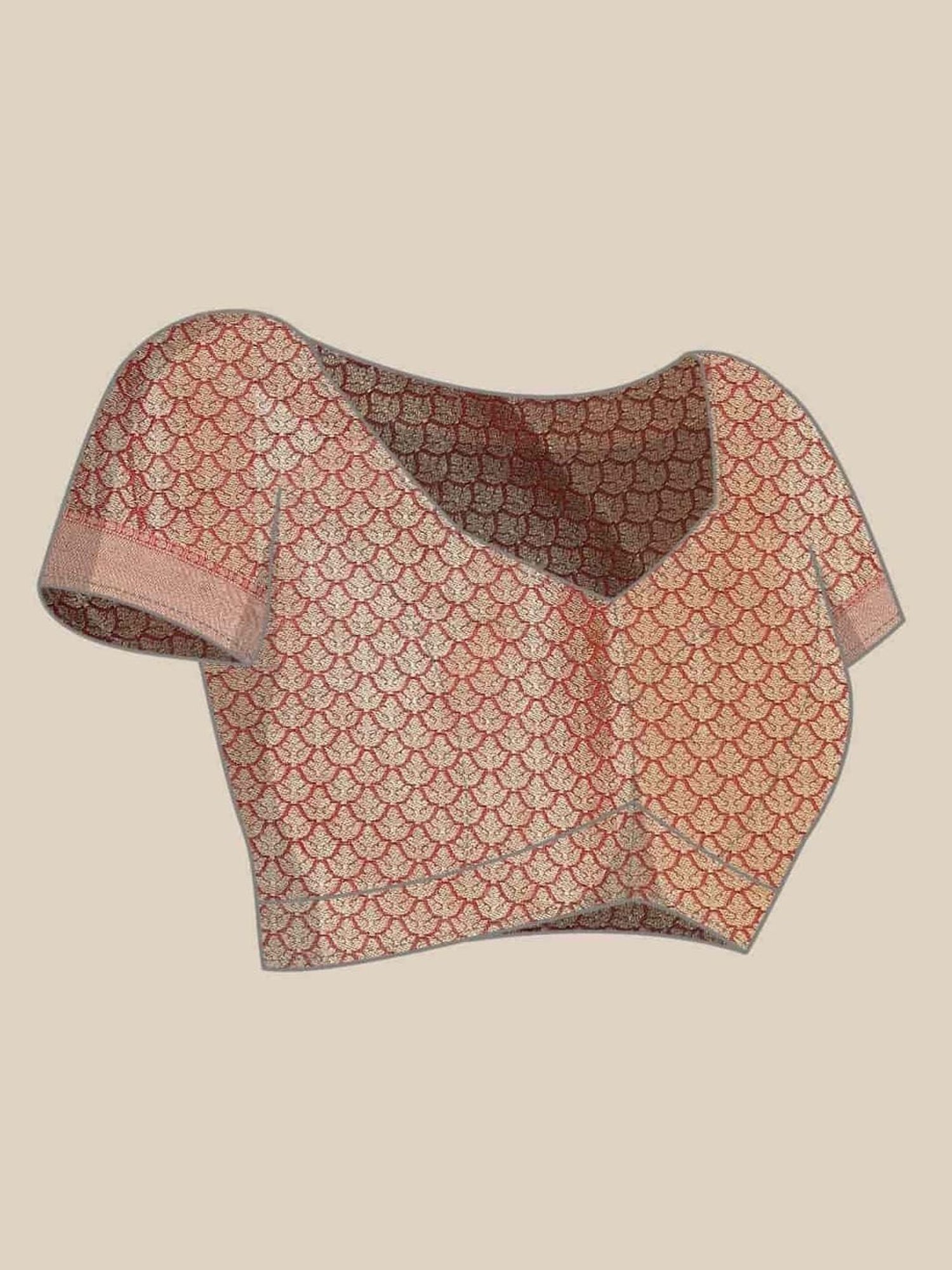 Unnati Silks Grey Cotton Printed Saree With Unstitched Blouse