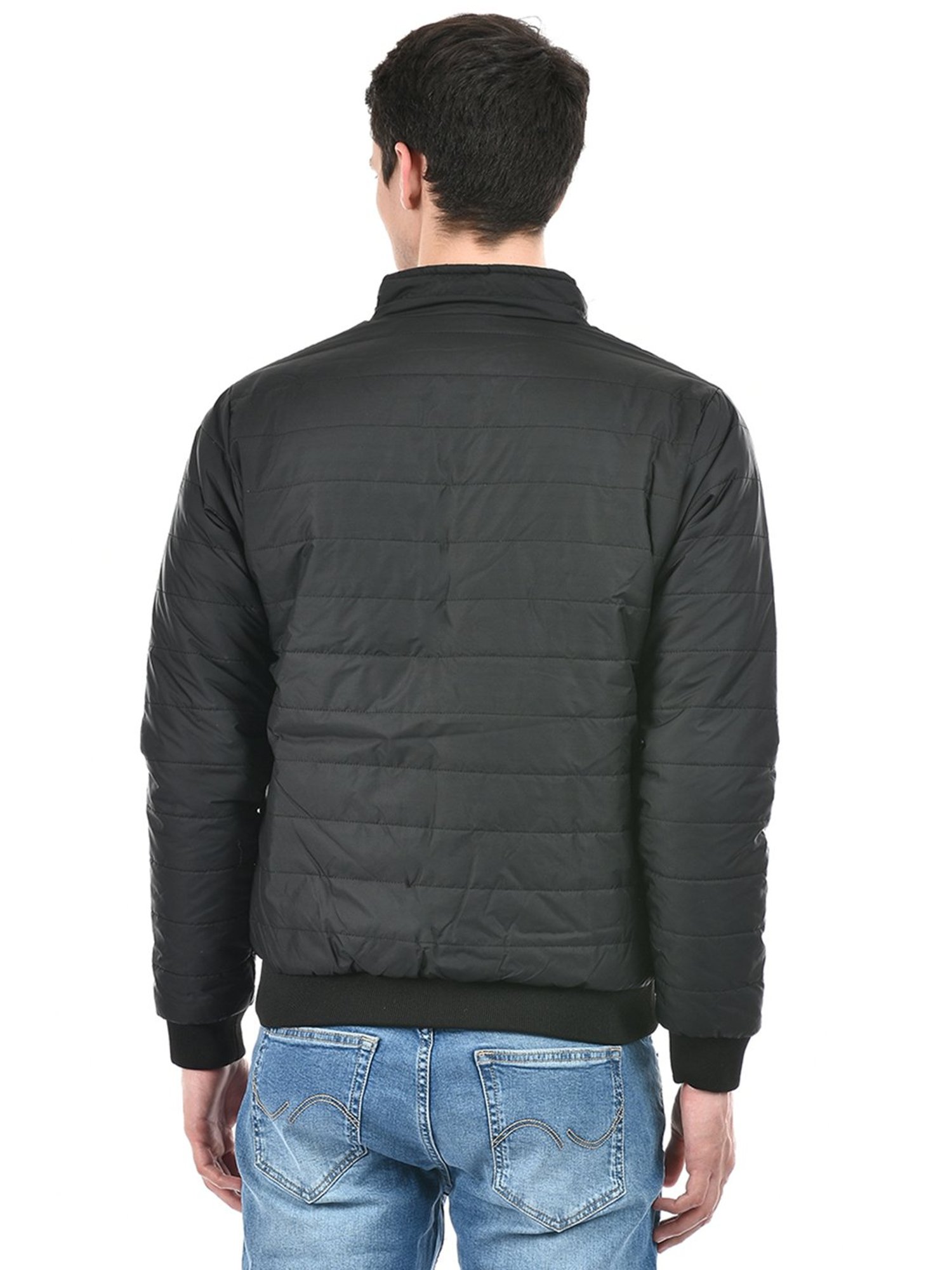 Integriti Black & Olive Regular Fit Reversible Jacket