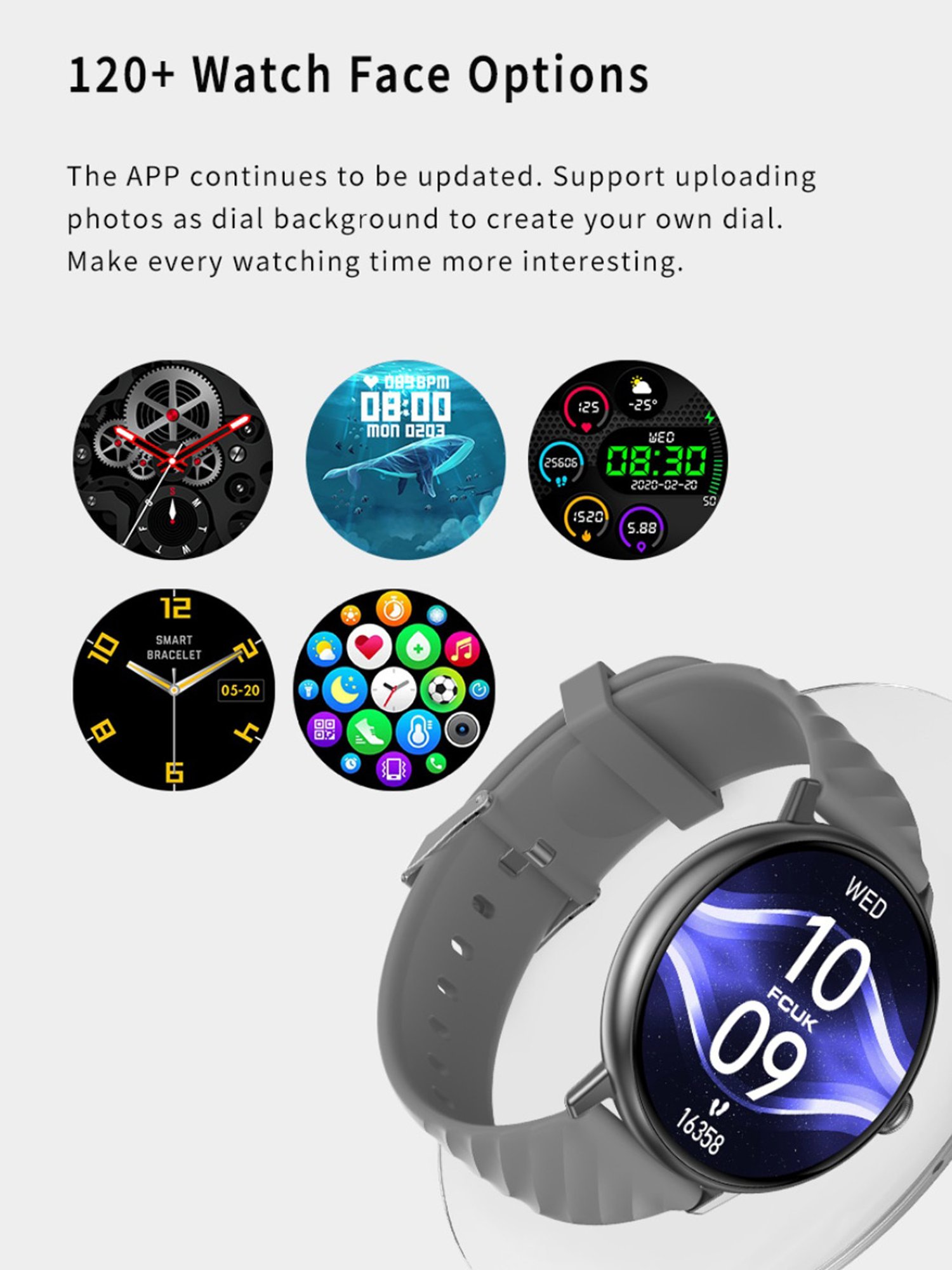 FCUK FCSW01-G TIDE Unisex Smart watch