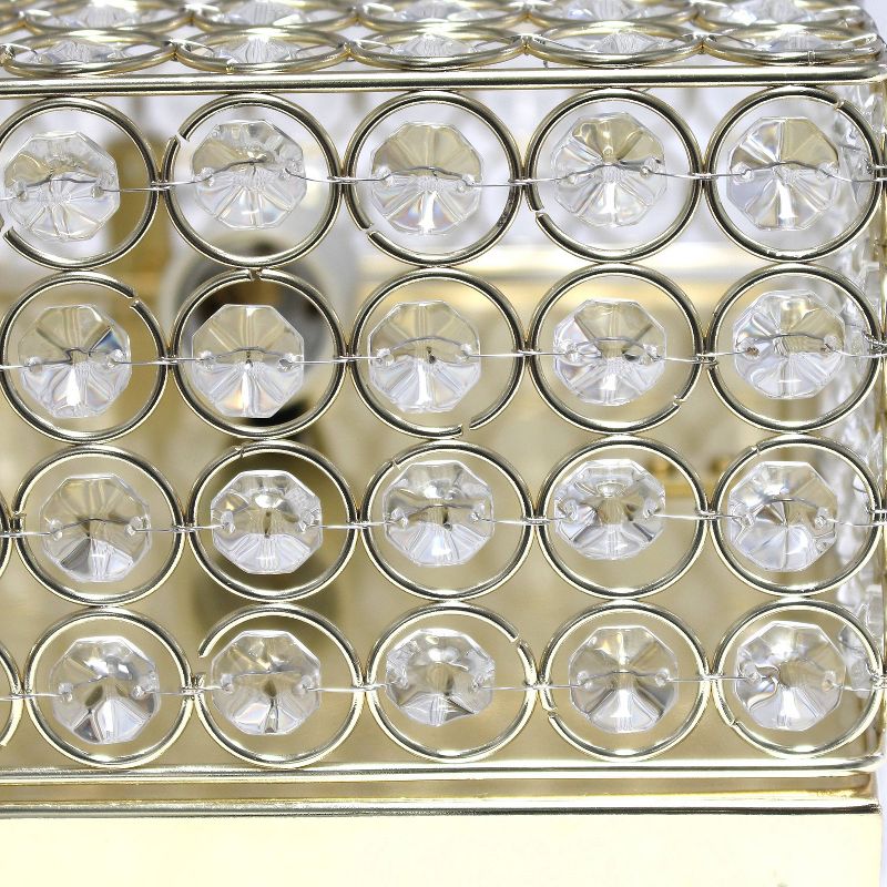 12" Elipse Square Flushmount Gold - Elegant Designs