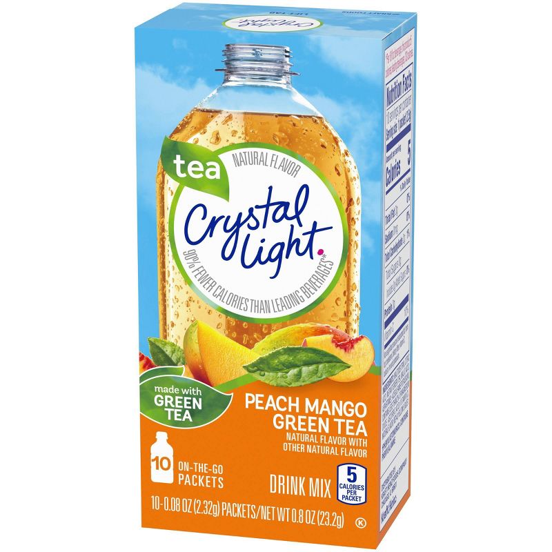 Crystal Light Energy On The Go Wild Strawberry Drink Mix - 10pk/0.11oz Pouches
