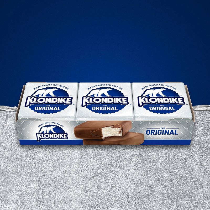 Klondike Original Vanilla Ice Cream Bars Dipped in Chocolately Coating - 6ct