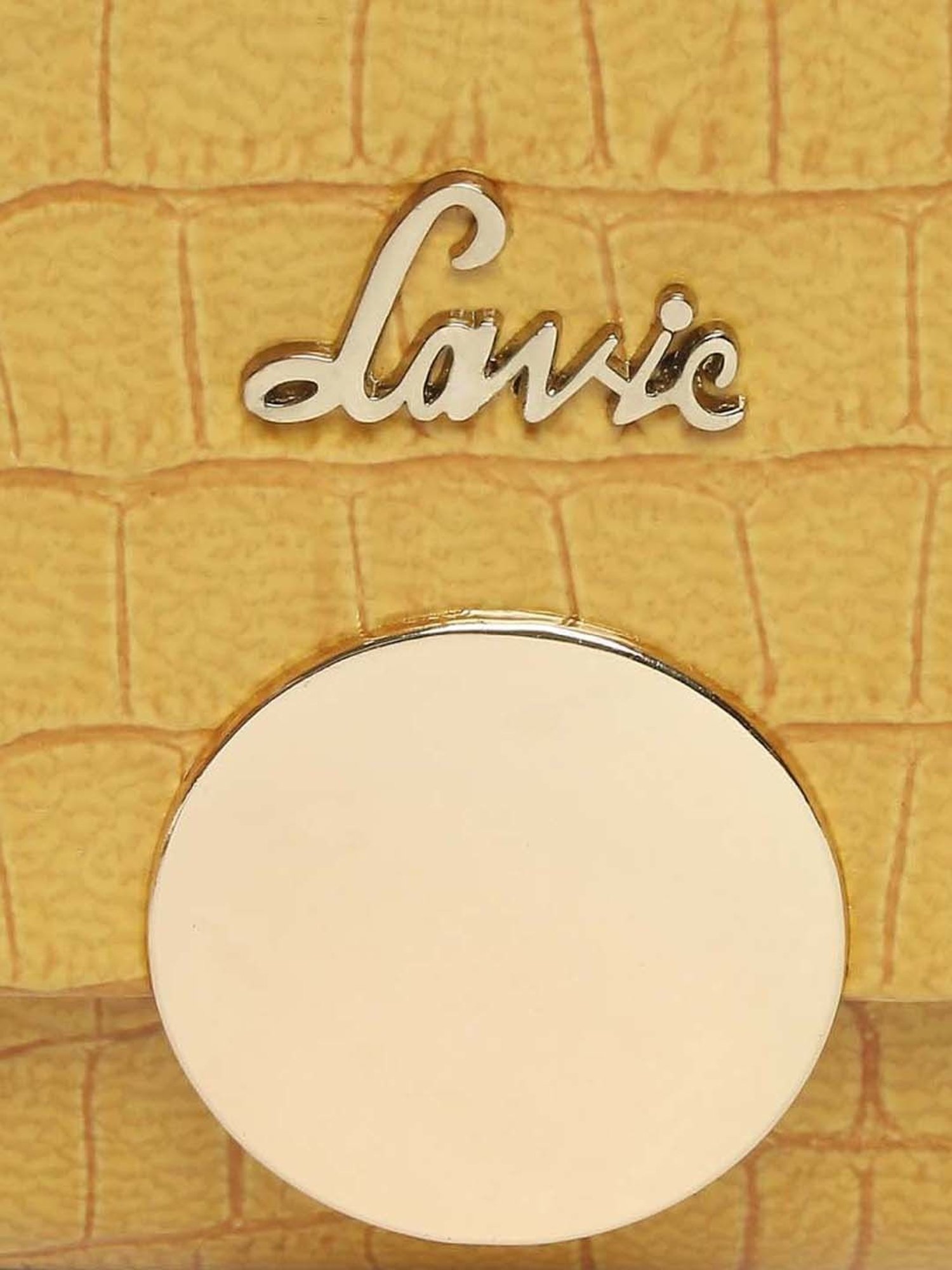 Lavie Ocher Textured Medium Sling Handbag