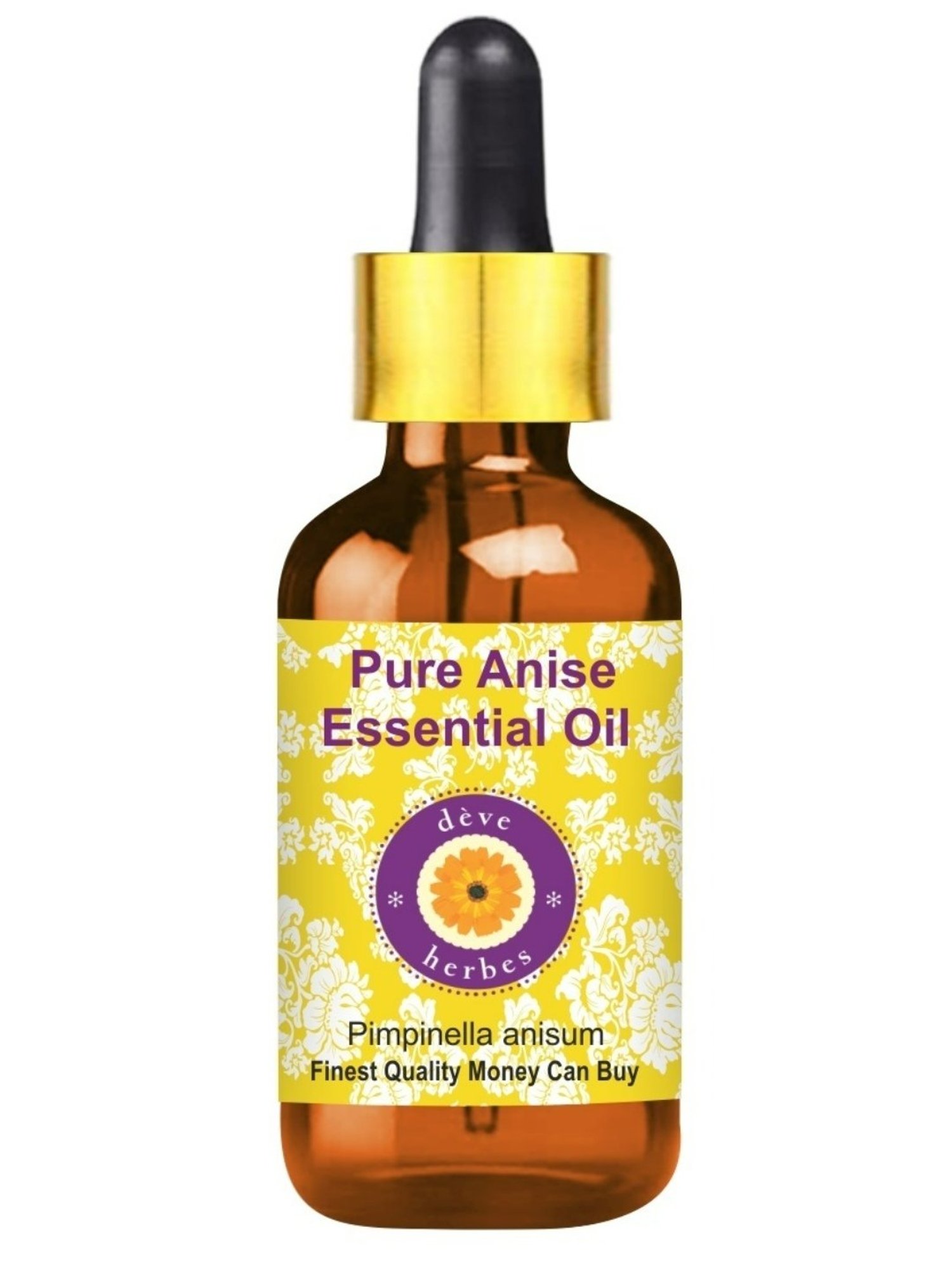 Deve Herbes Pure Anise Essential Oil with Glass Dropper - 5 ml