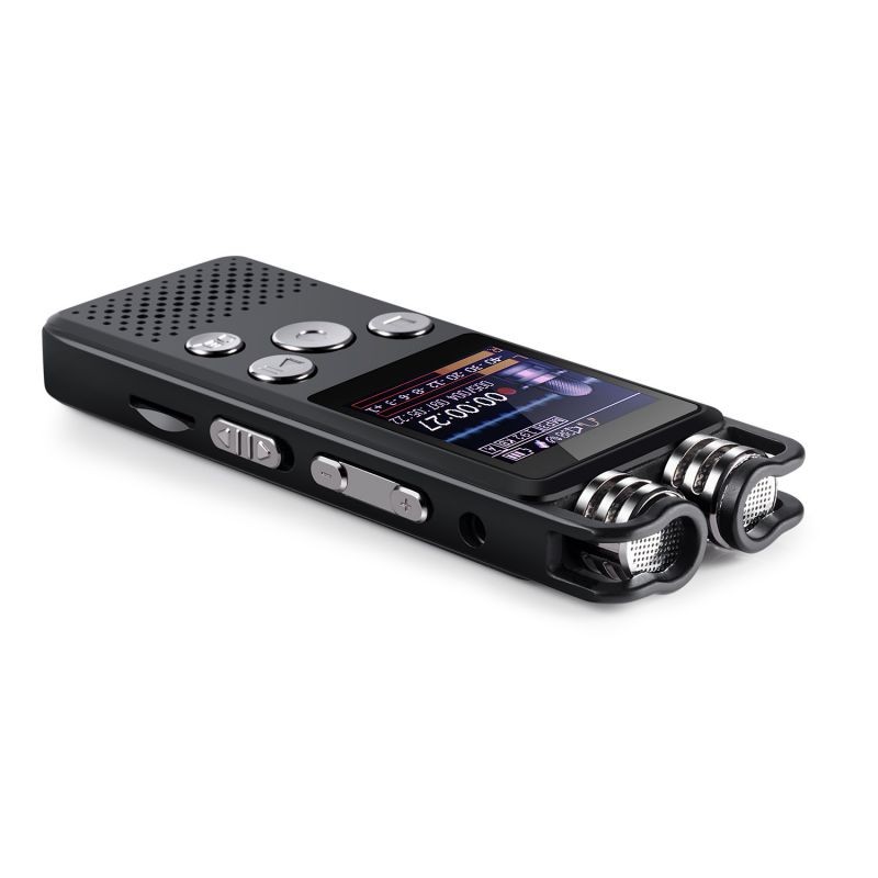 4GB/8GB/16GB/32GB Long Battery With microphone Recording Audio Voice Activated Digital Voice Recorder for Meeting-32G