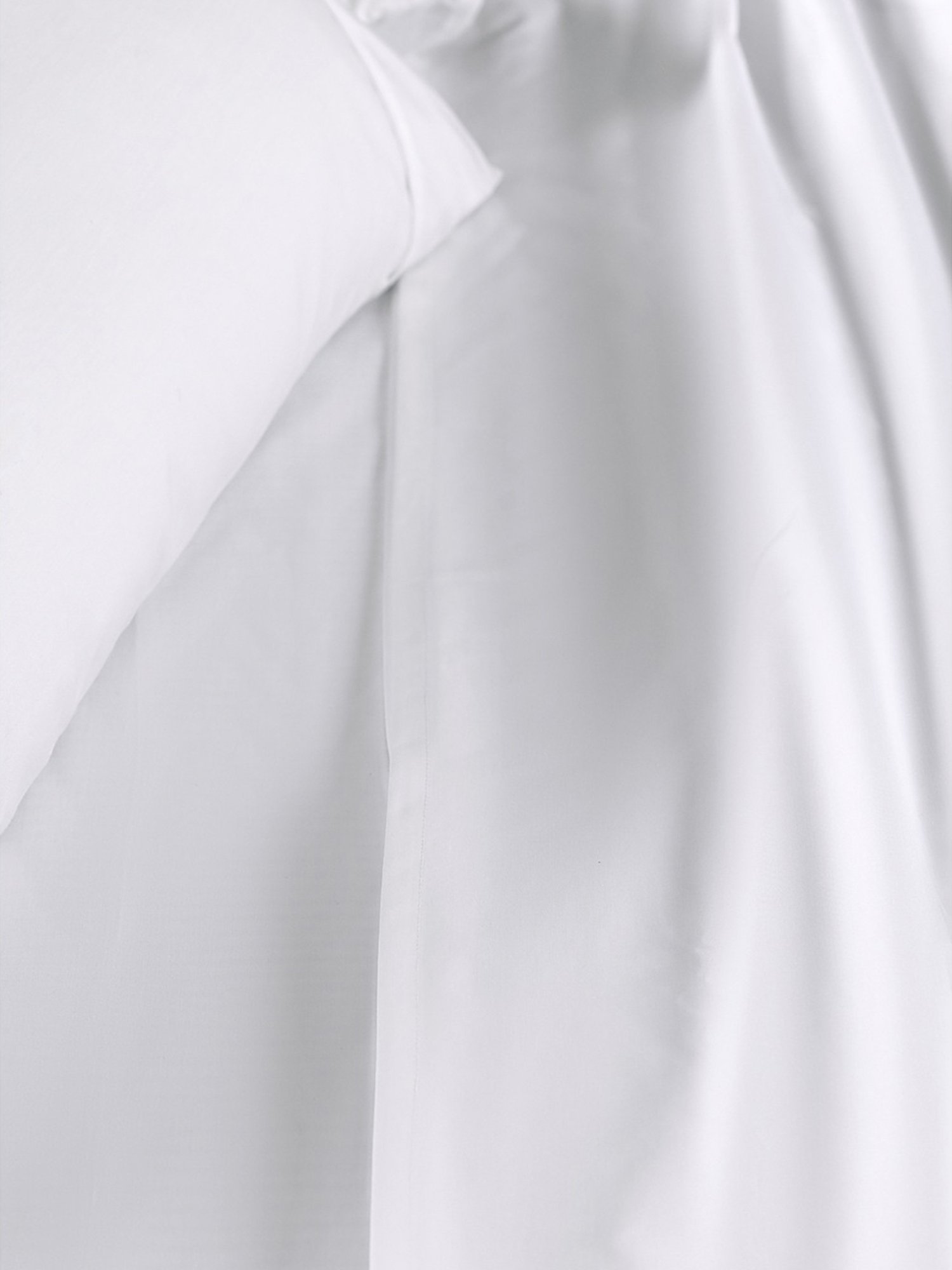 Maspar Colorart Eden White 144 TC Cotton Single Bed Sheet With 1 Pillow Cover