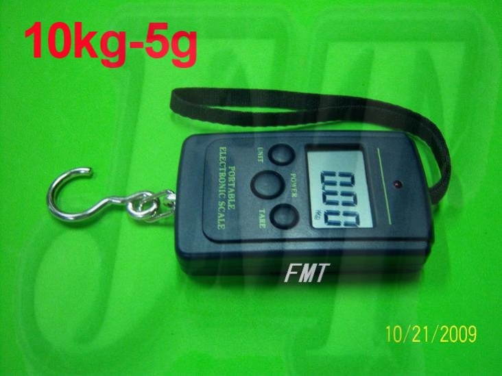 5g 10kg / 10kg - 5g Electronic Portable Fishing Digital Pocket Scale,lb, oz