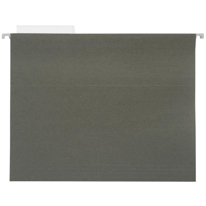 Pendaflex Essentials Hanging File Folder, 1/3 Cut, Letter, Standard Green, pk of 25