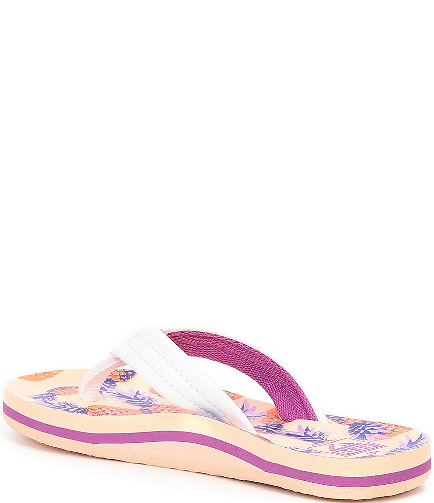 Reef Girls ' Ahi Pineapples Flip Flops (Youth)