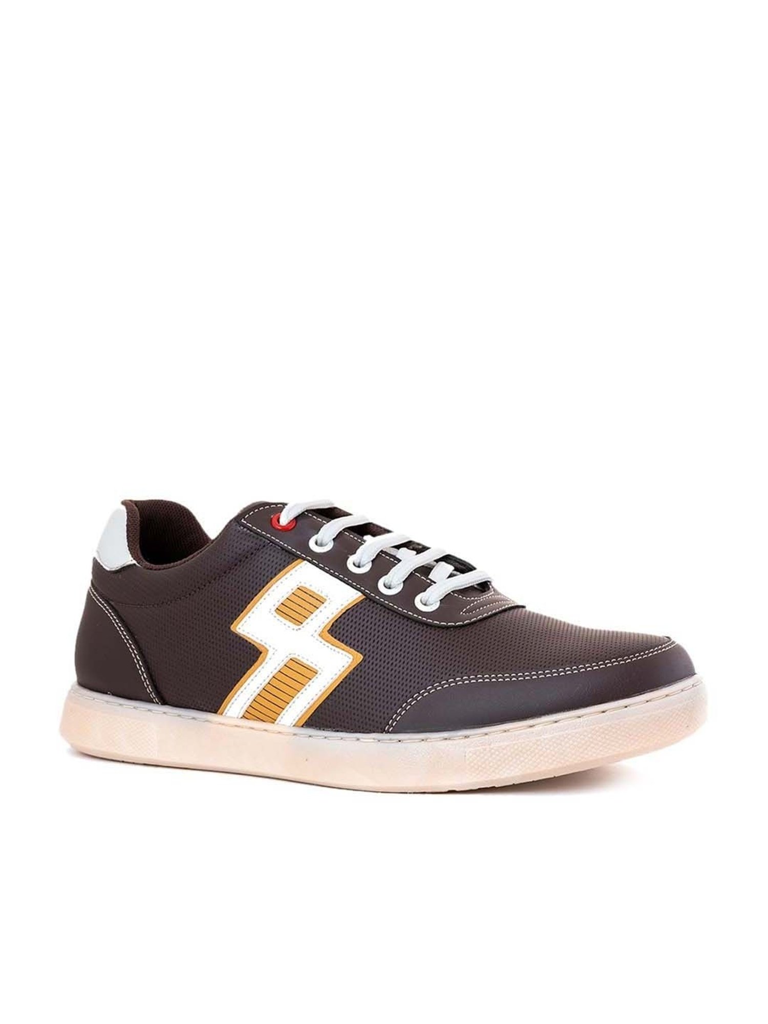 Khadim Men's Brown Casual Sneakers