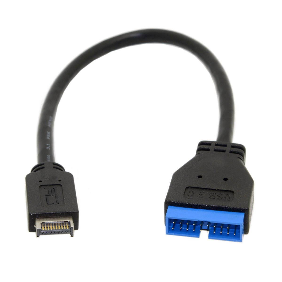 USB 3.1 Front Panel Header to USB 3.0 20Pin Header Extension Cable 20cm for ASUS Motherboard