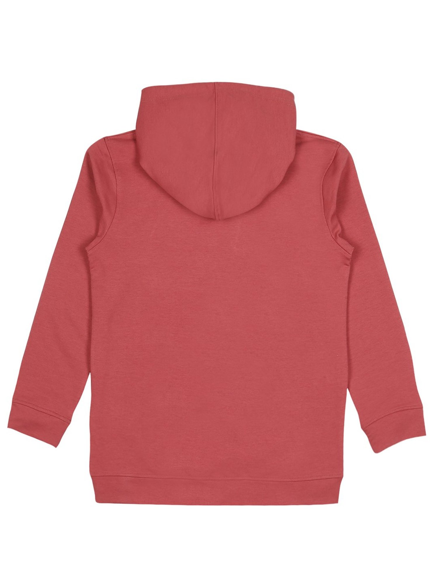 Cavio Kids Rust Printed Full Sleeves T-Shirt