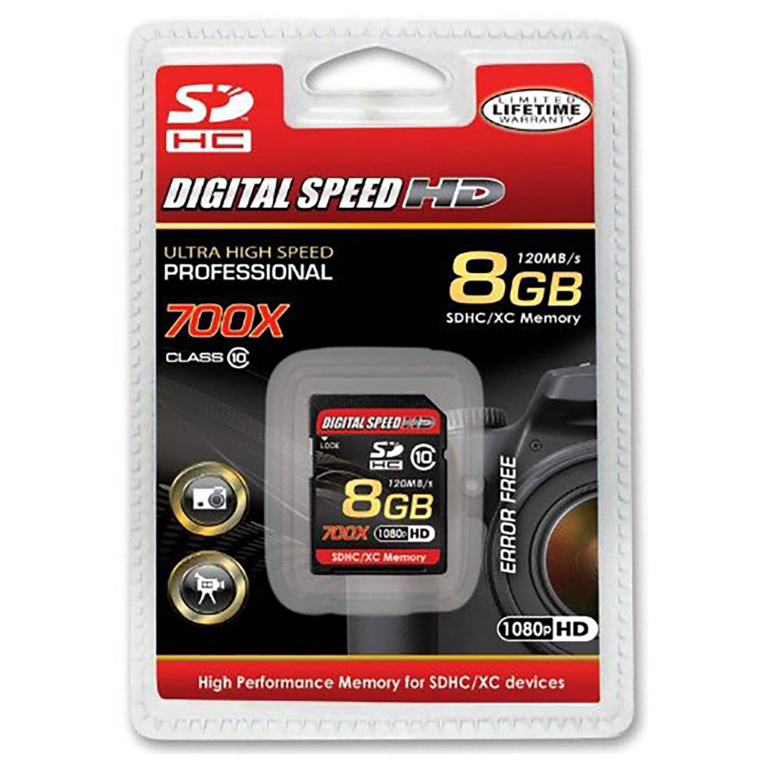 Digital Speed Professional 8 GB SDHC