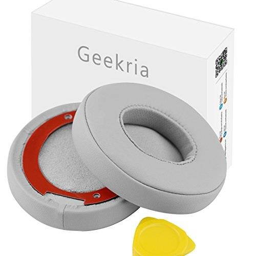 Beats by Dr. Dre Solo2, Solo 2.0 On-Ear Headphone Replacement Ear Pad / Ear Cushion / Ear Cups / Ear Cover / Earpads Repair Parts (Gray)