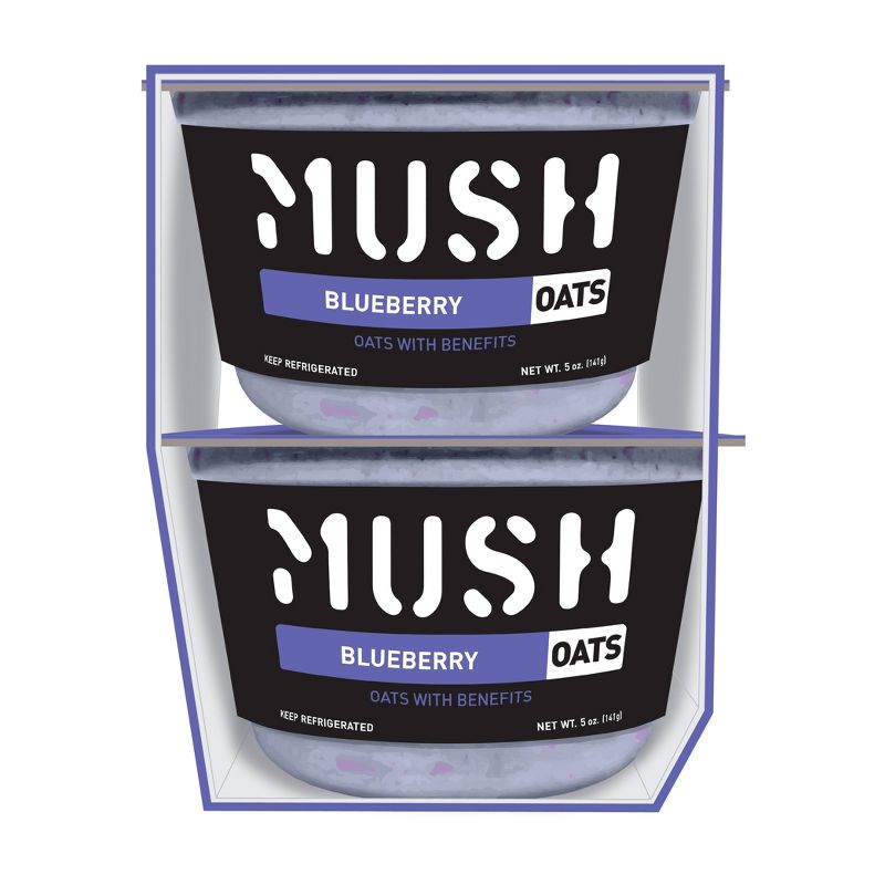 MUSH Blueberry Ready-to-Eat Oats - 20oz/4ct
