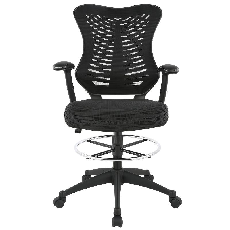 Barrett Drafting Chair Black - Poly & Bark