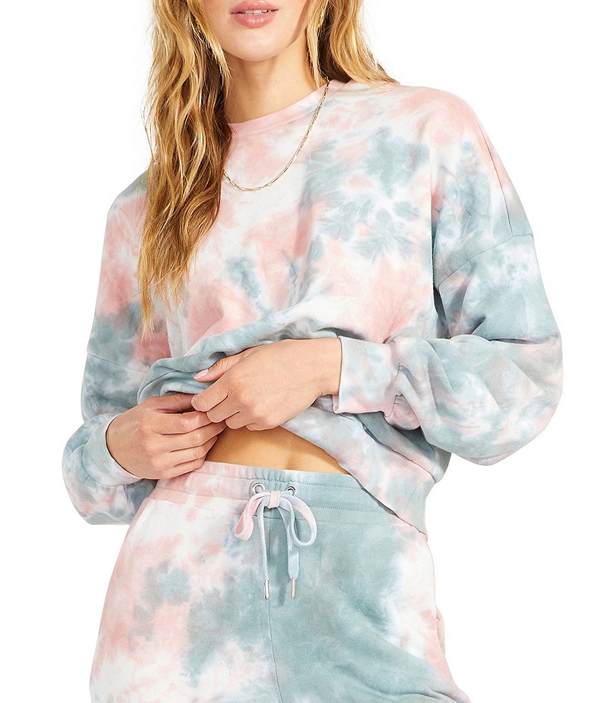 BB Dakota by Steve Madden You're Trippin Tie Dye Top