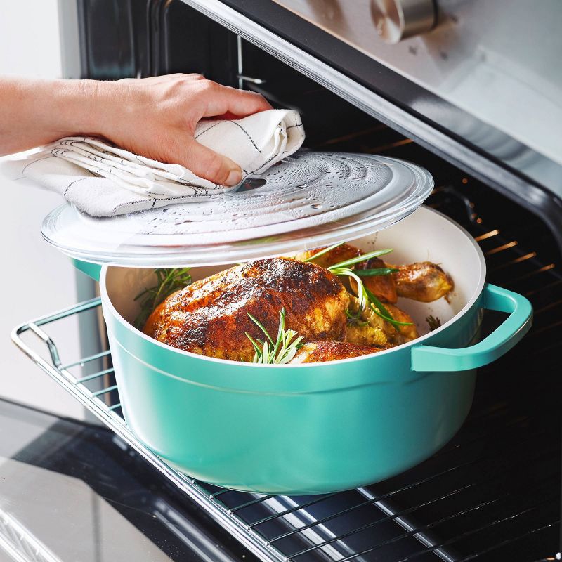 GreenPan Vintage Dutch Oven Teal - 4.5qt