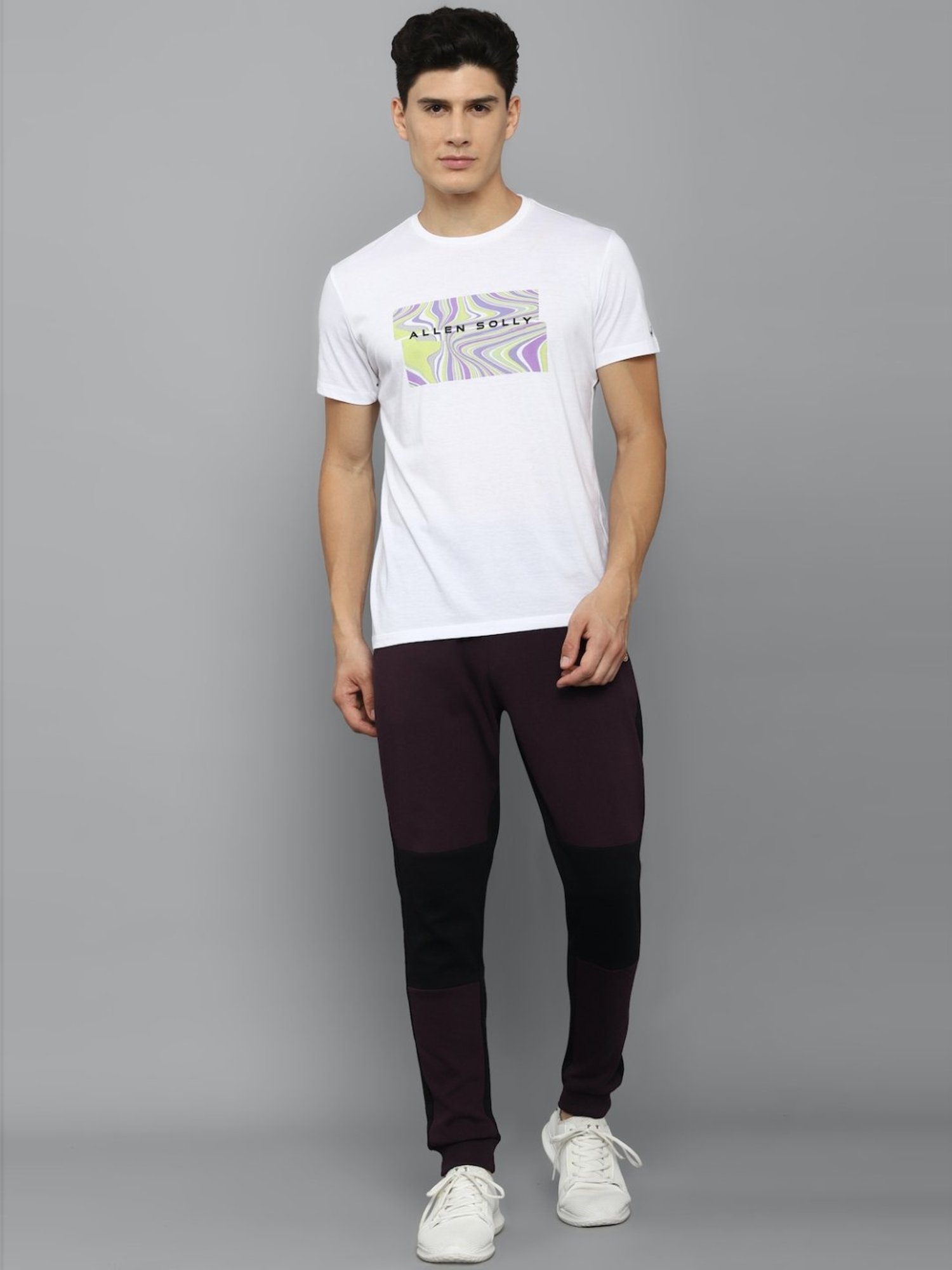 Tribe by Allen Solly Multi Regular Fit Colour Block Trackpants