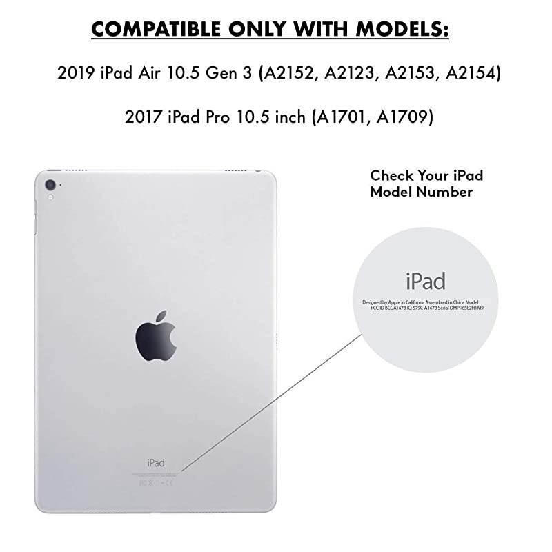 2019 iPad Air 1052017 iPad Pro 105 inch Case Prodigy X Very Protective But Thin + Convenient Magnetic Stand + SleepWake Cover Purple