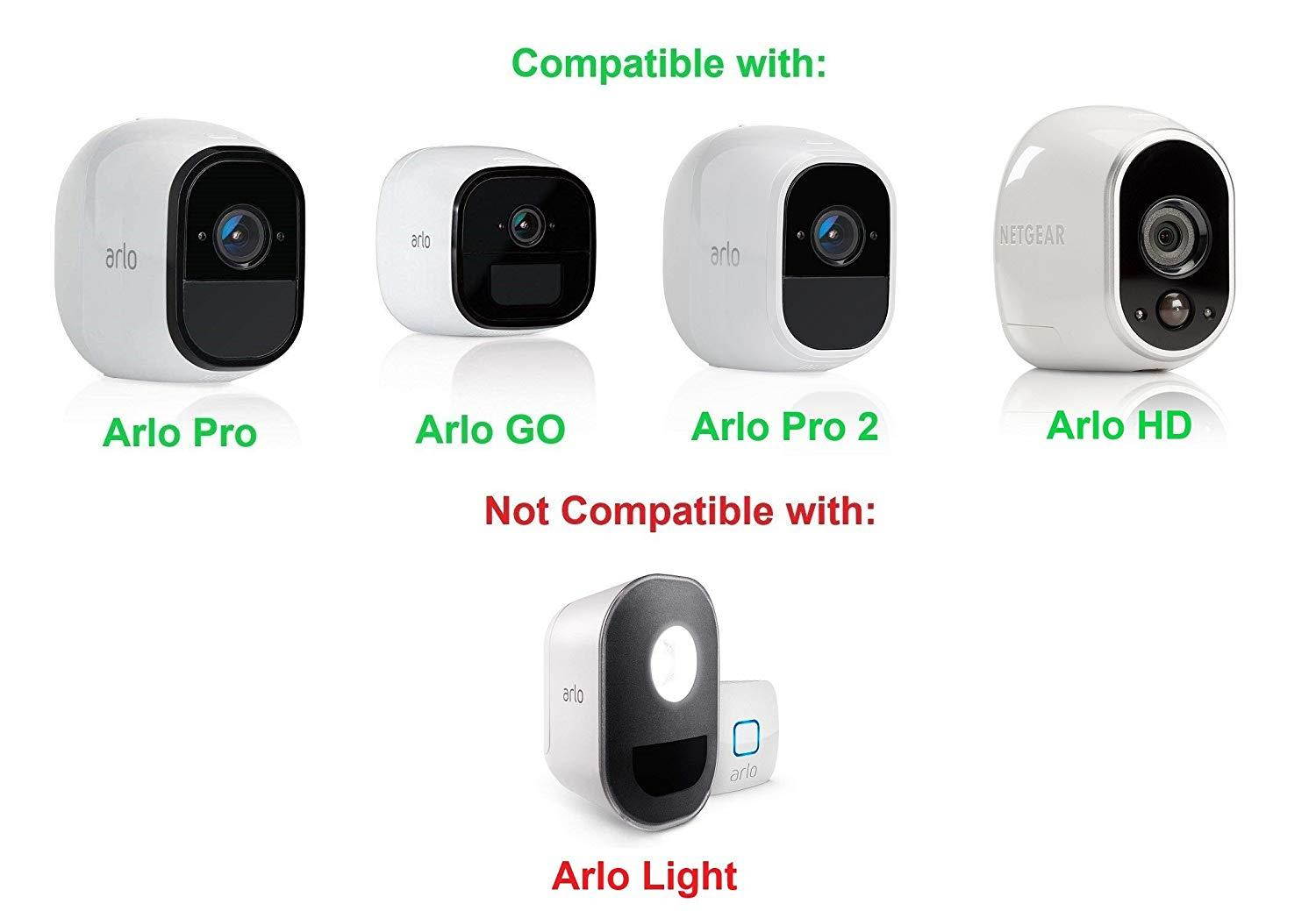 Dropcessories Table/Ceiling Mount Compatible with Arlo & Arlo Pro Wire-Free Cameras (Black)