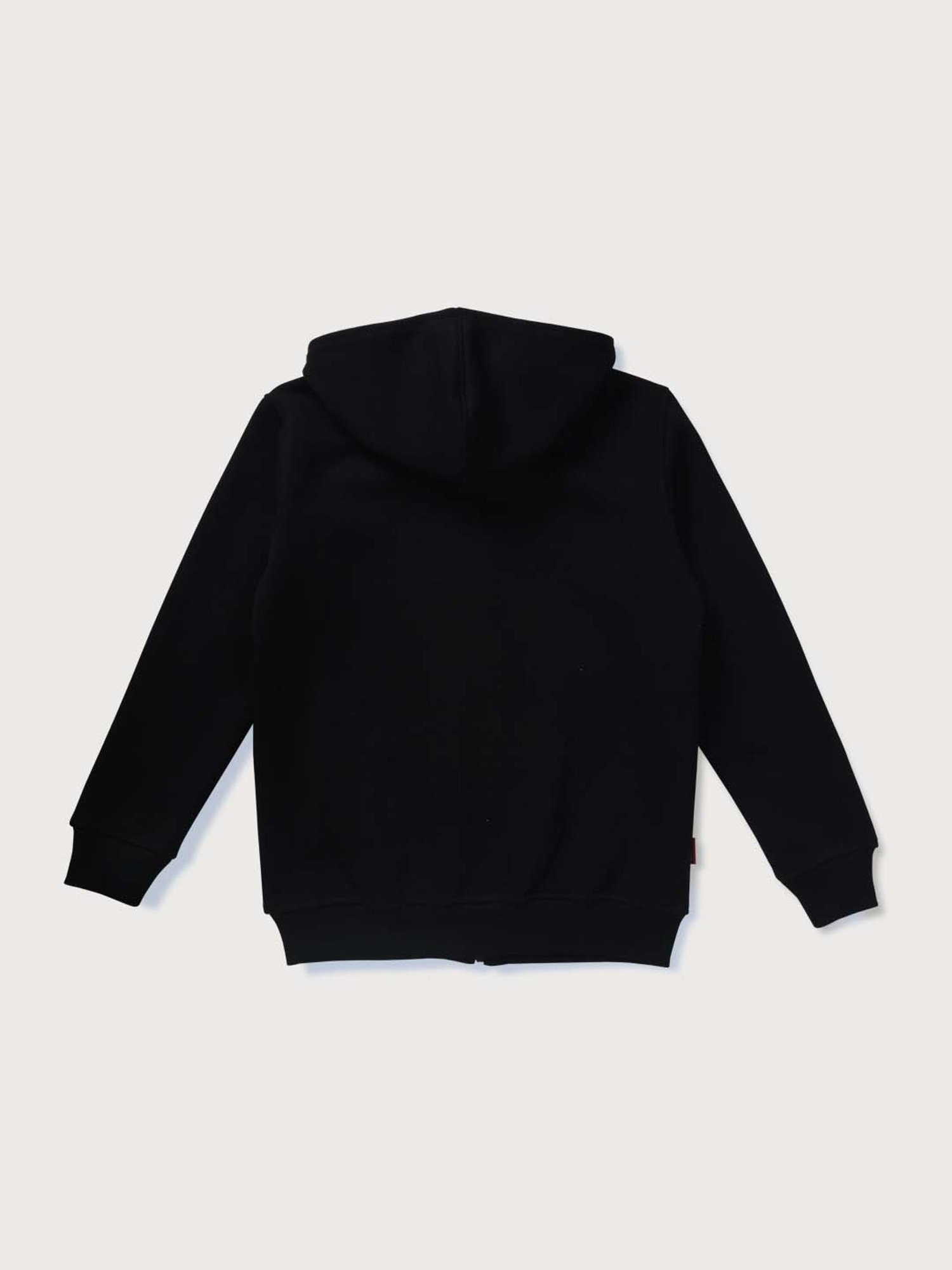 Gini & Jony Kids Black Logo Full Sleeves Jacket