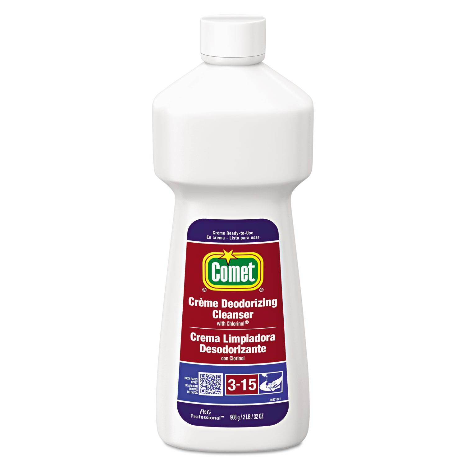 Comet Creme Deodorizing Cleanser 32oz Bottle 10/Carton 73163