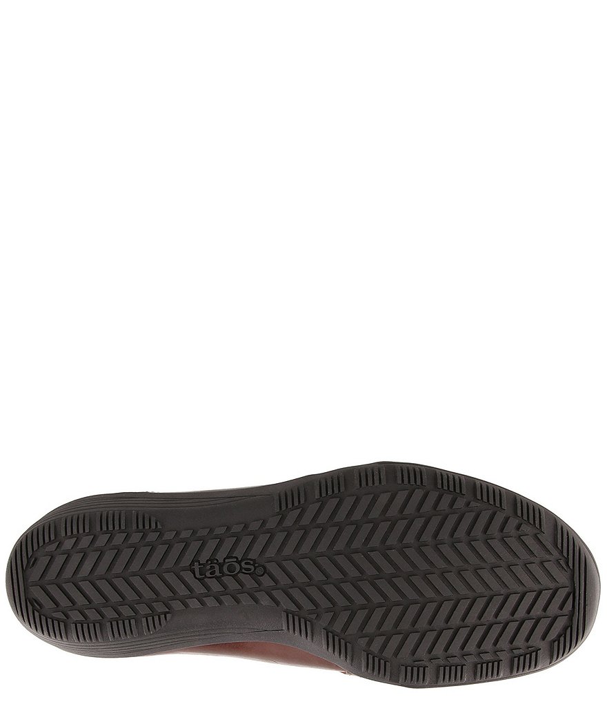 Taos Footwear Character Leather Side Zip Wedge Slip Ons