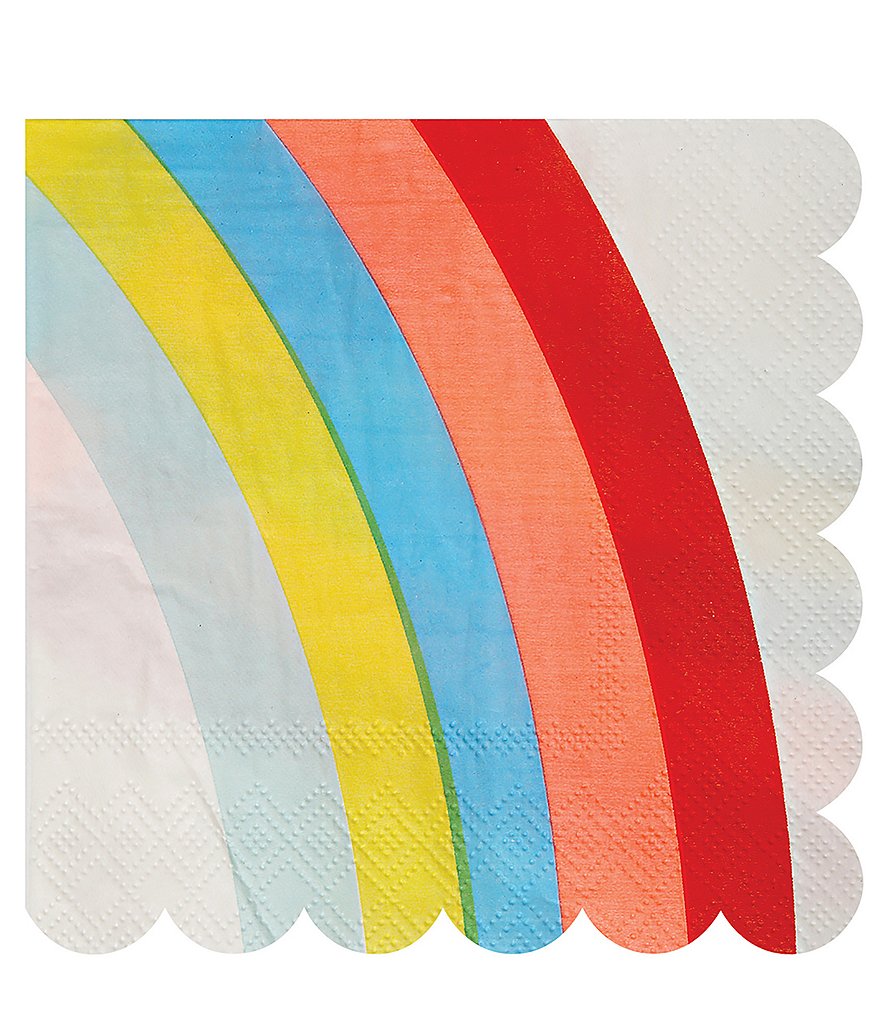 Meri Meri 20-Pack Rainbow Party Napkins