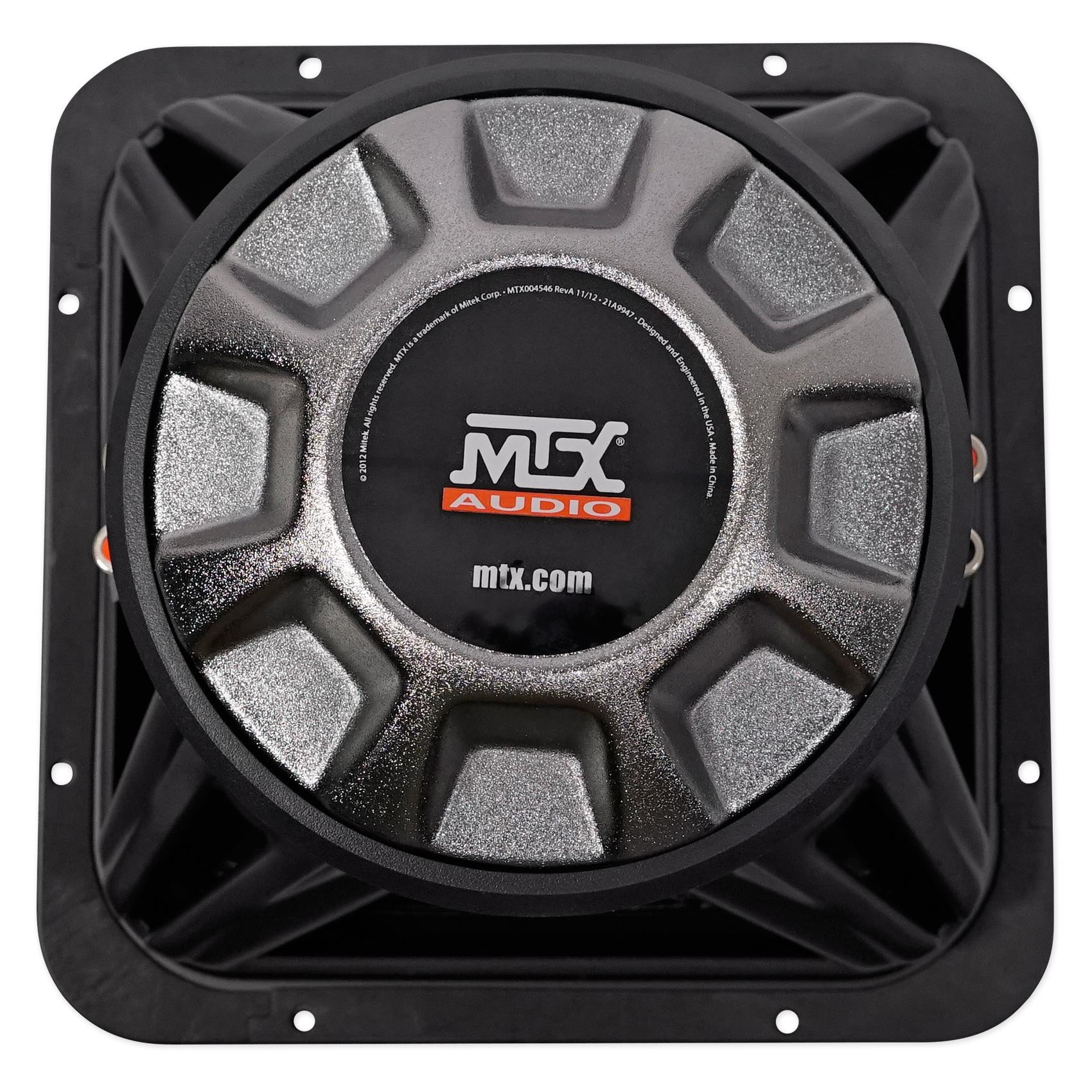 (2) MTX S6510-44 10" 1000 Watt RMS Car Subwoofers+Mono Amplifier+Copper Amp Kit