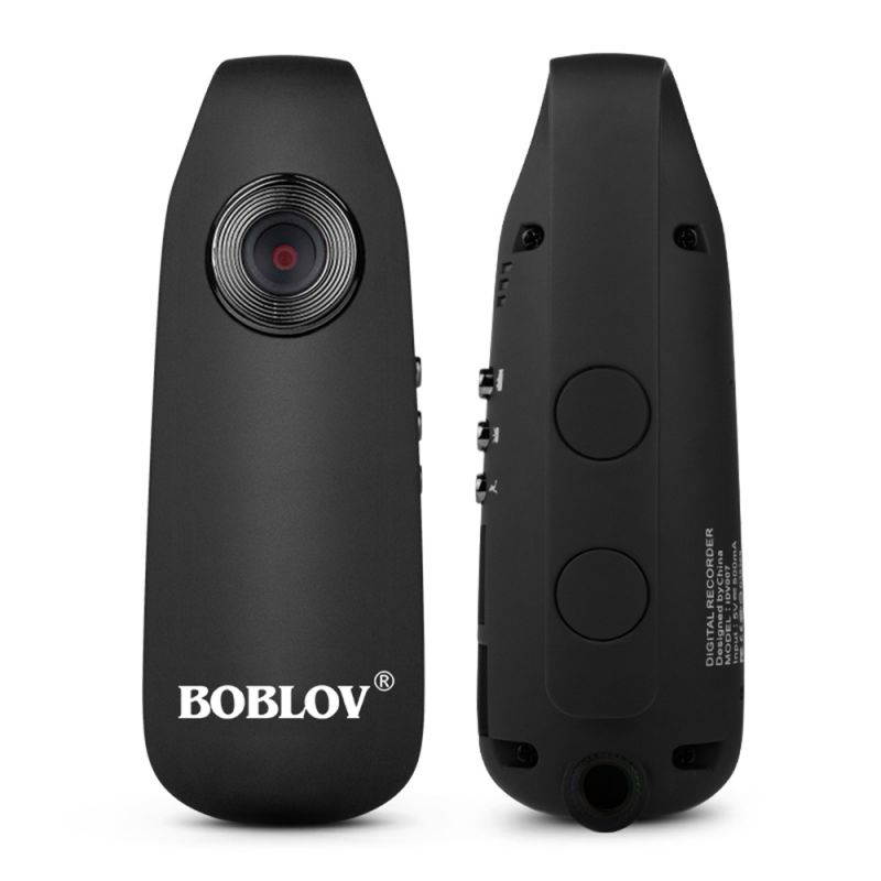 BOBLOV Mini Body Camera HD 1080P Body Cams , Audio Small Cameras with Back Clip