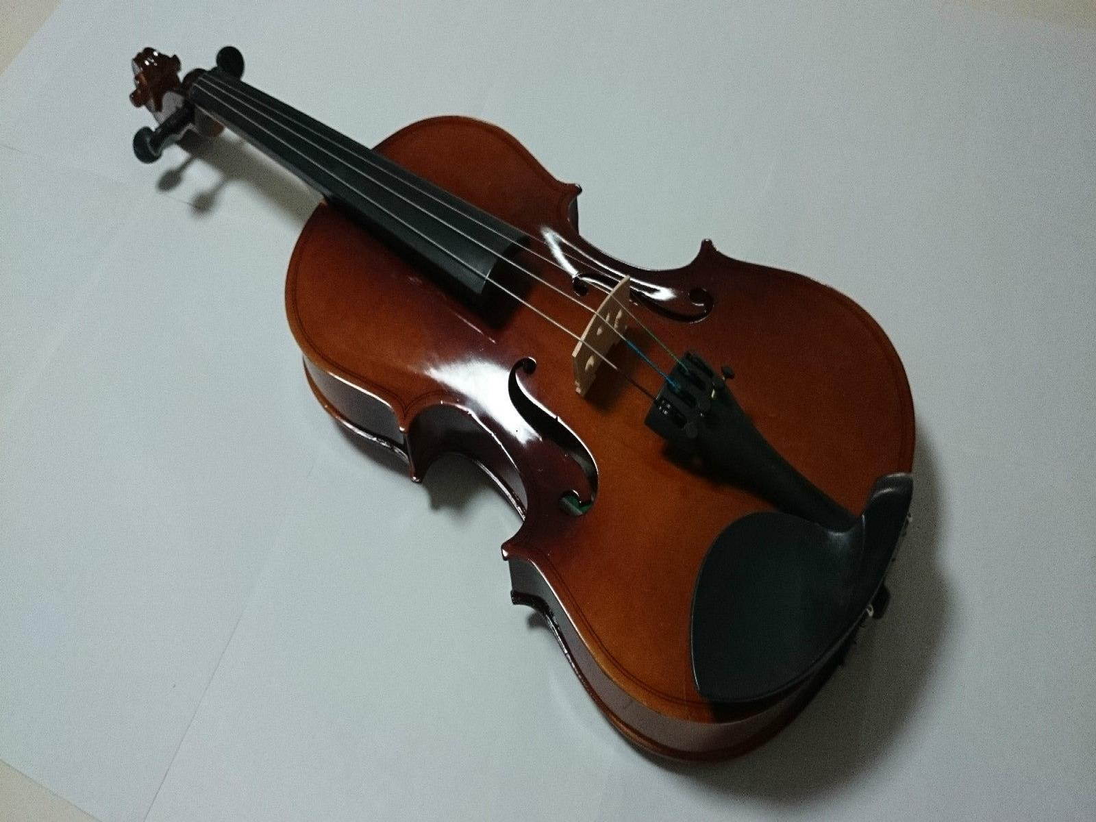 Student Acoustic Violin Full 1/2 Maple Spruce with Case Bow Rosin Wood Color