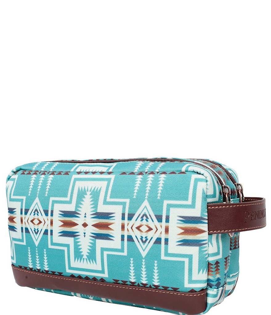 ROYCE New York Leather Large Cosmetic Bag