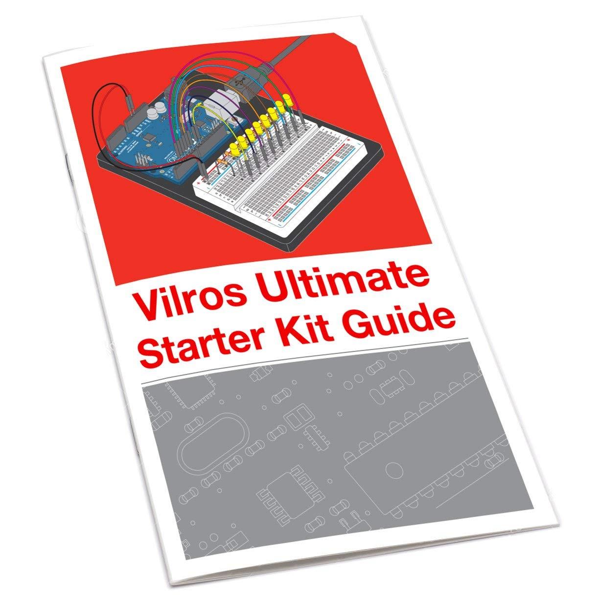 Vilros Arduino Uno 3 Ultimate Starter Kit Includes 12 Circuit Learning Guide