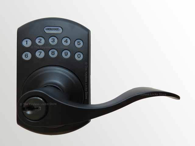 RemoteLock 550L WiFi Residential Lever-Handle Latchbolt Keypad Lock (5iLB), Tuscany Bronze