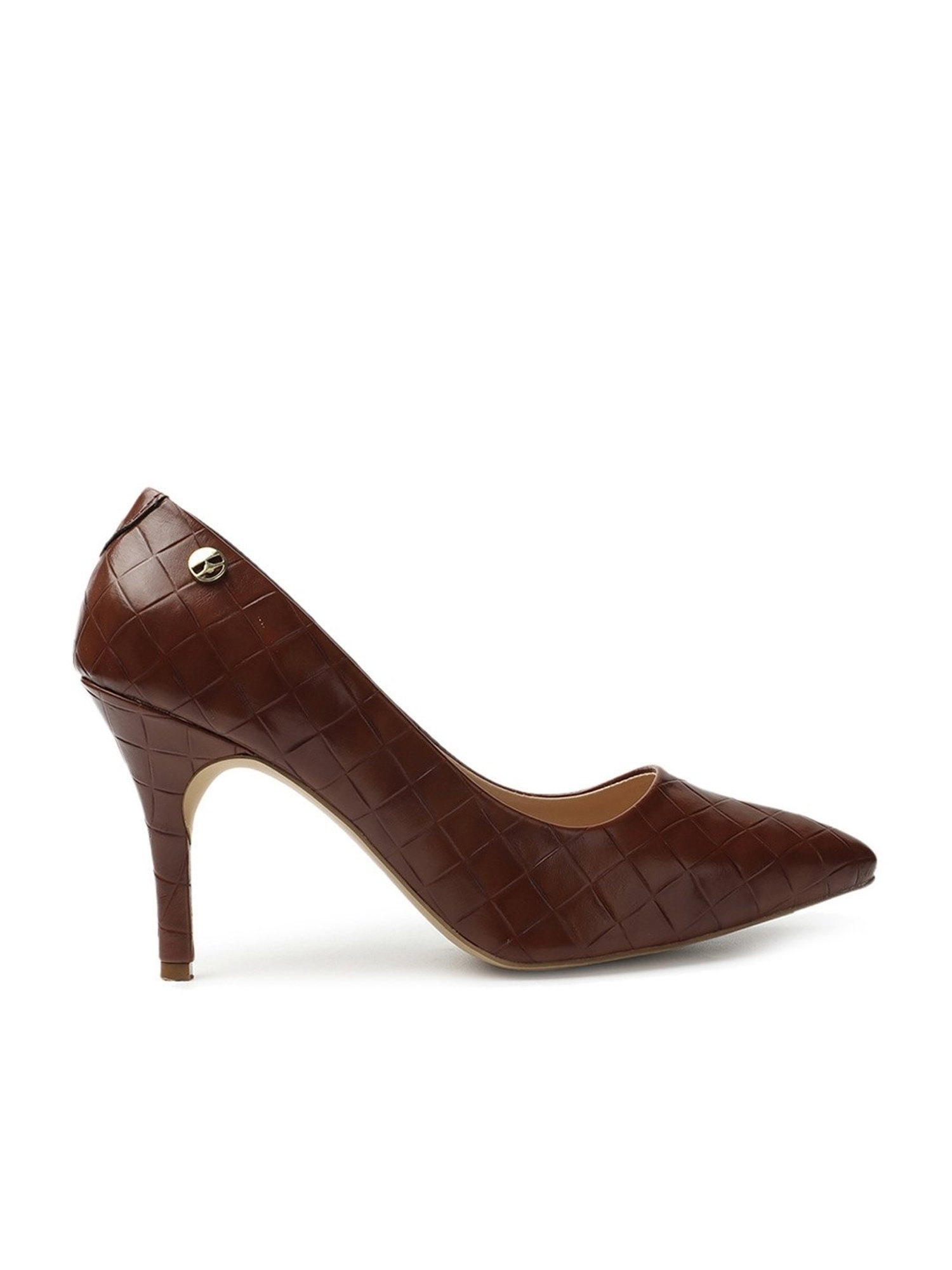 Elle Women's Brown Stiletto Pumps