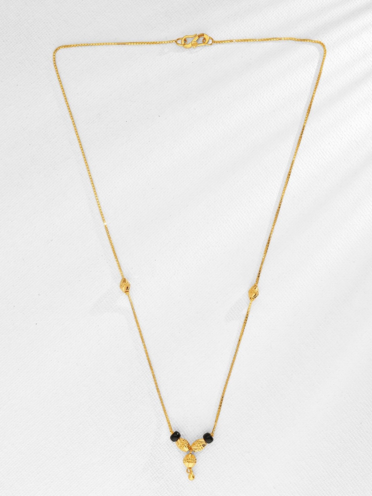 P.N.Gadgil Jewellers Noir Grace 22k Gold Mangalsutra