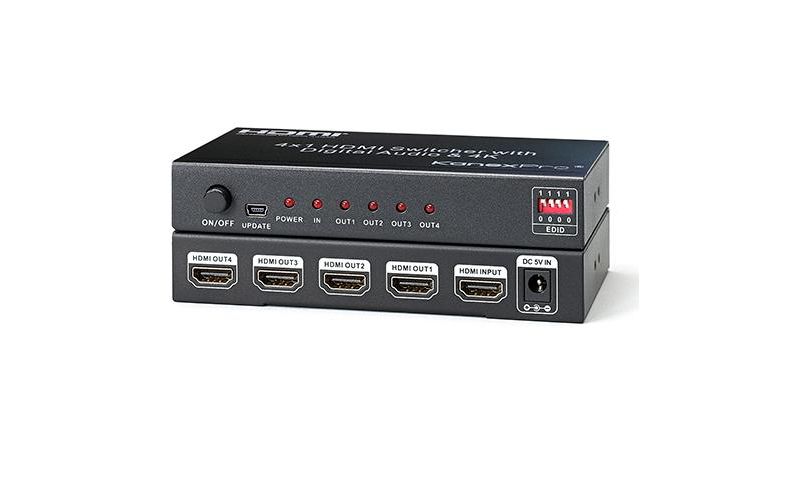 Philips 3 Port HDMI Switch - Black