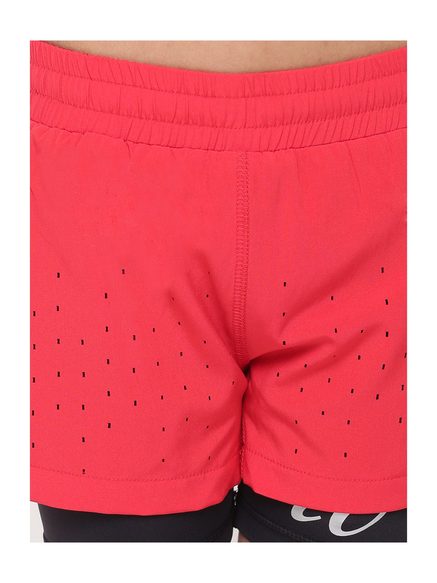 IO Kids Red Solid Jammers