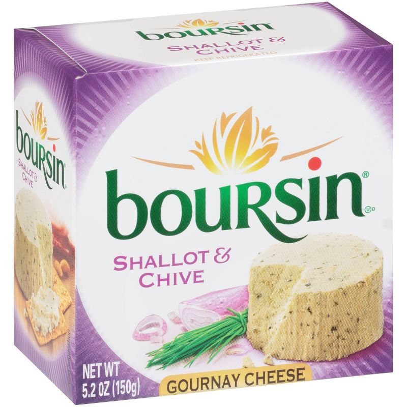 Boursin Shallot & Chive Cheese - 5.2oz