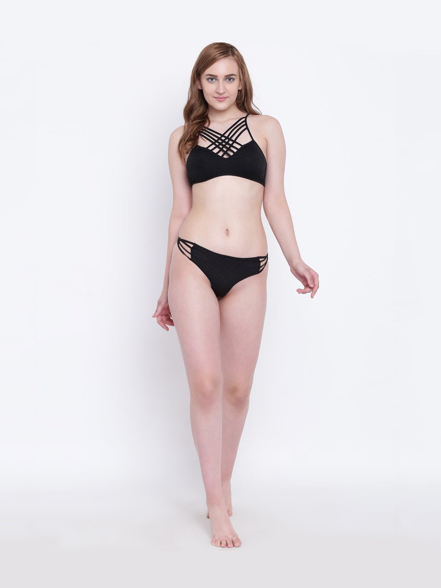 La Intimo Black SeaOath Minimizer Bra